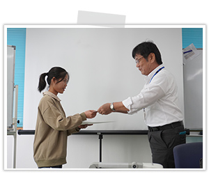 2025.10.21　2024年前期皆勤賞・精勤賞表彰